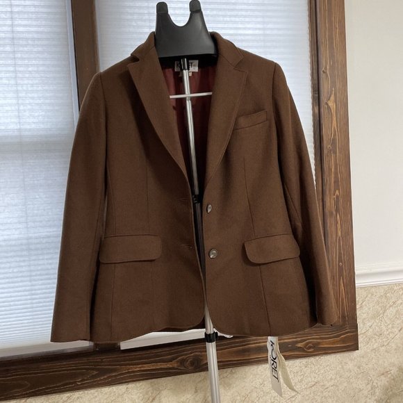 Vintage 70s Koret Of California Pure Wool Brown Women’s Size 8  Blazer Tags NOS - Picture 8 of 10